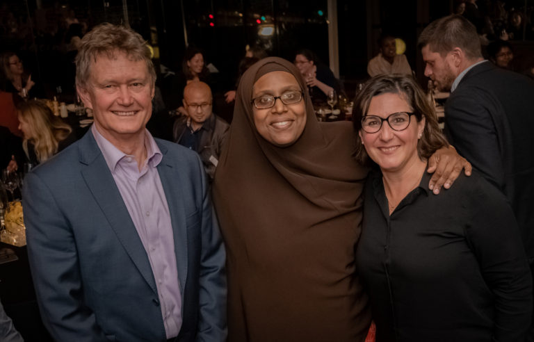 Phil Connors, Degan Ali and Sophie Perreard.