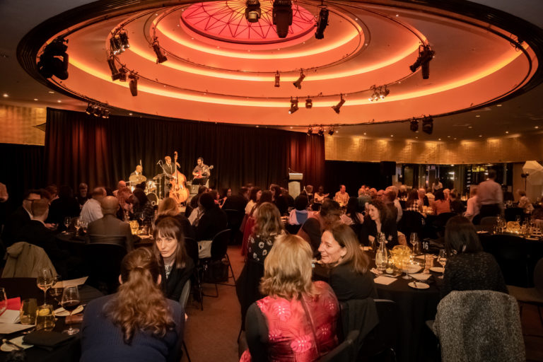 Conference Dinner under the spire at the Arts Centre Melbourne.