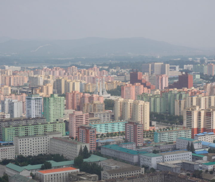 Pyongyang skyline