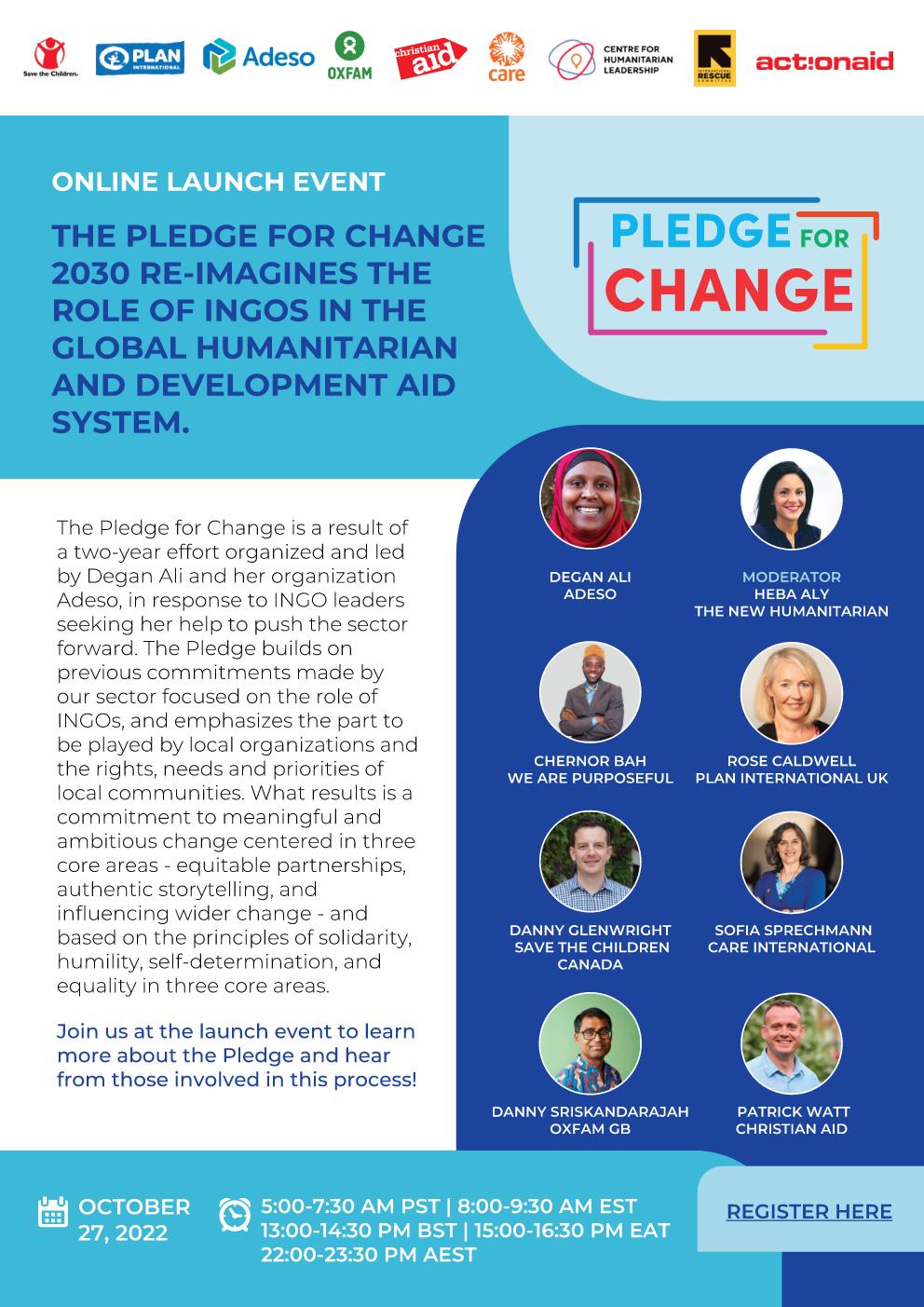 Pledge for Change | The Centre